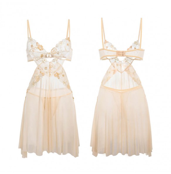 FEE ET MOI - Peach Blossom Spring Nightdress (Apricot)